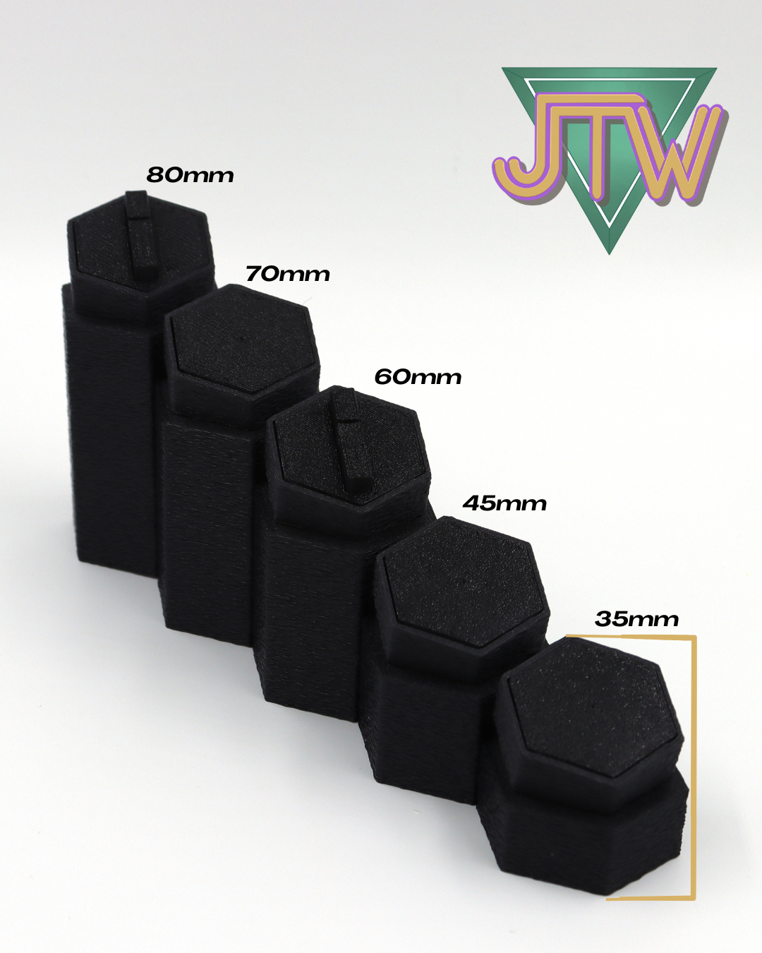 Mini Mixtape Hexagon Displays