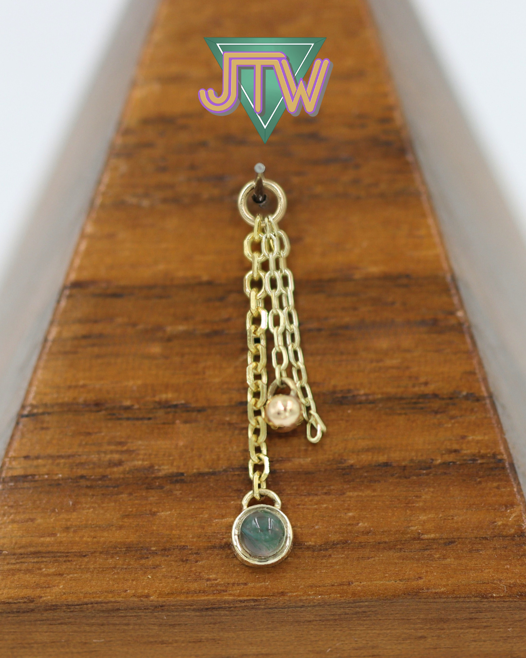 One-off Charm - Moss Agate