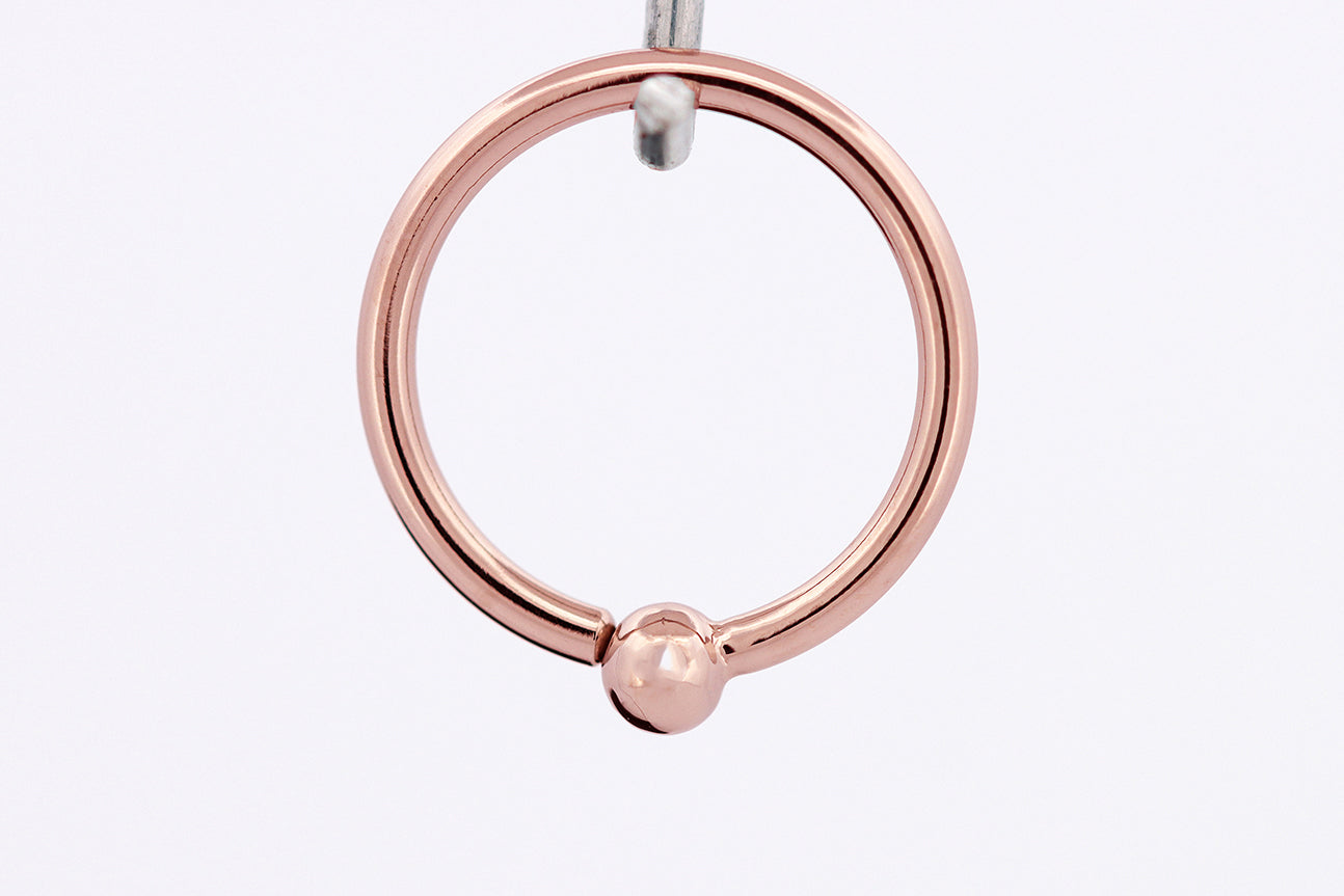 Gold Fixed Bead Rings