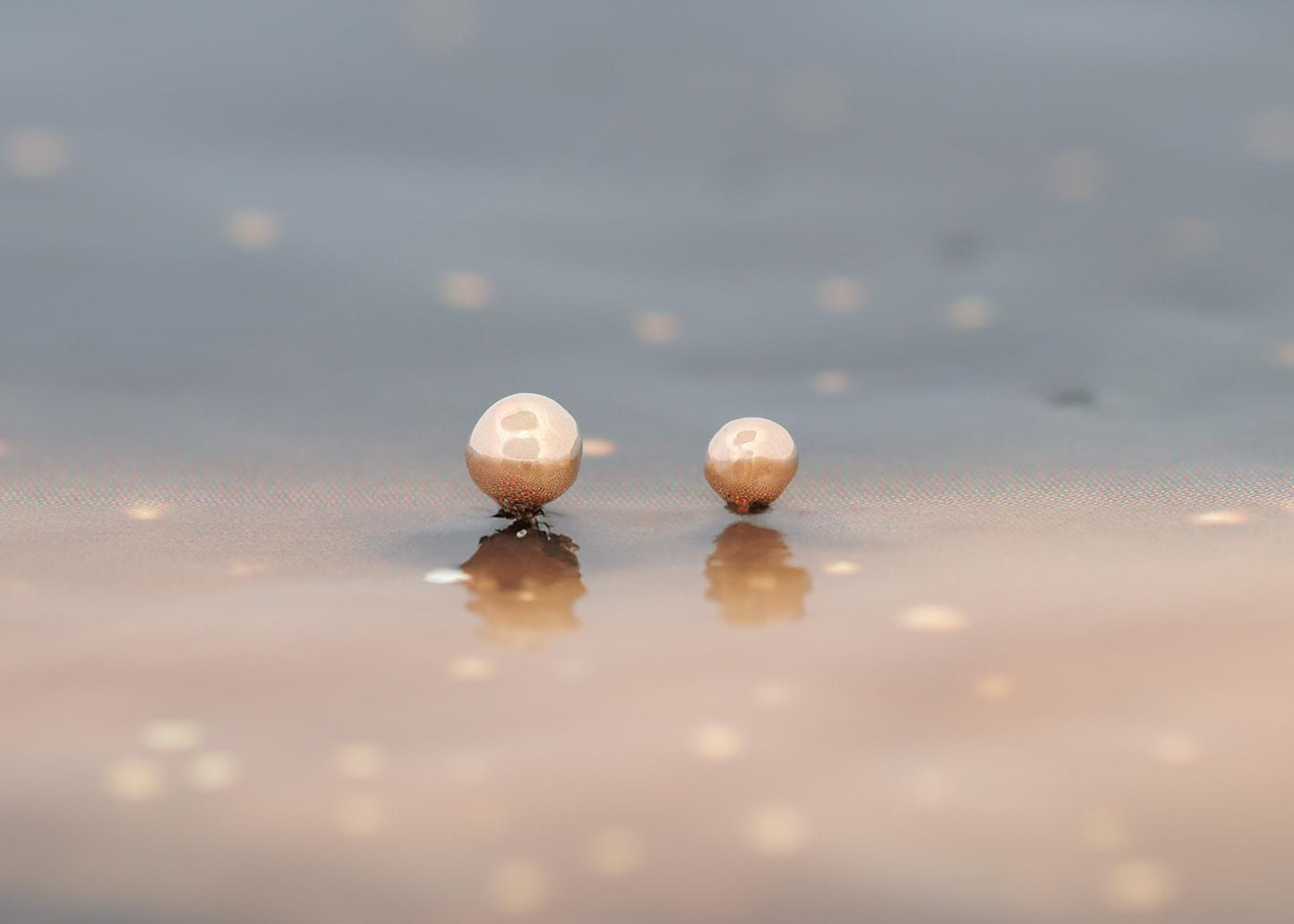 Gold Threadless Bead