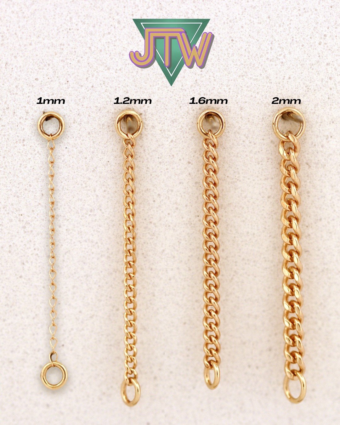 14K Gold Curb Chain