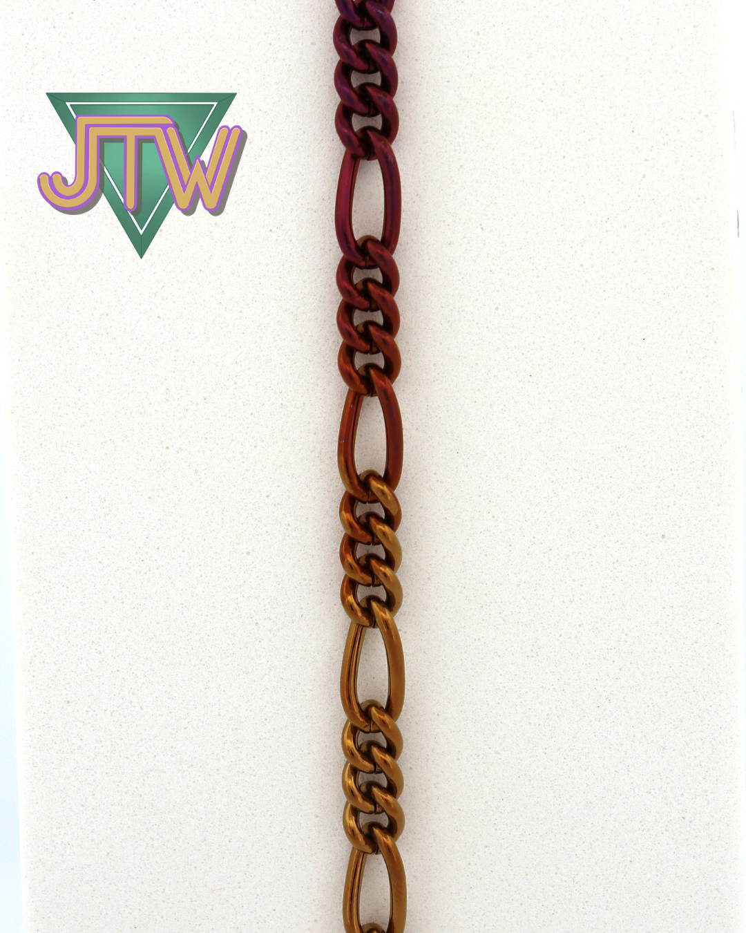 Titanium Necklace - Figaro Chain