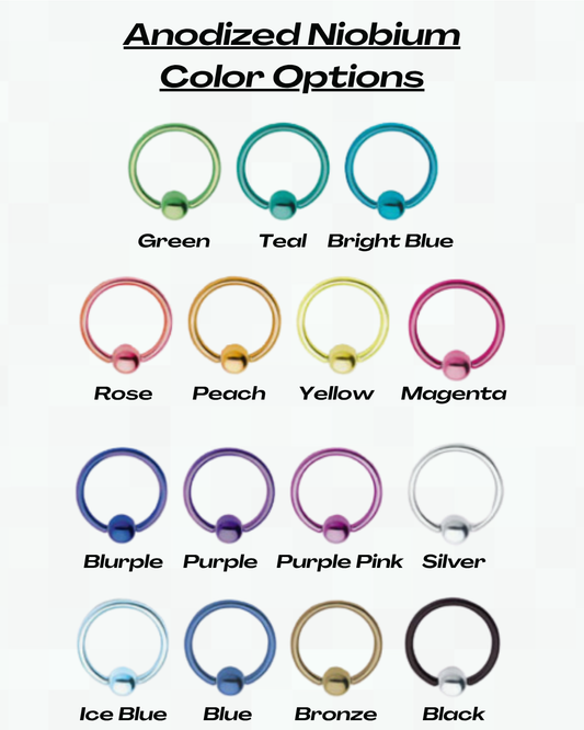 Niobium Seam Rings