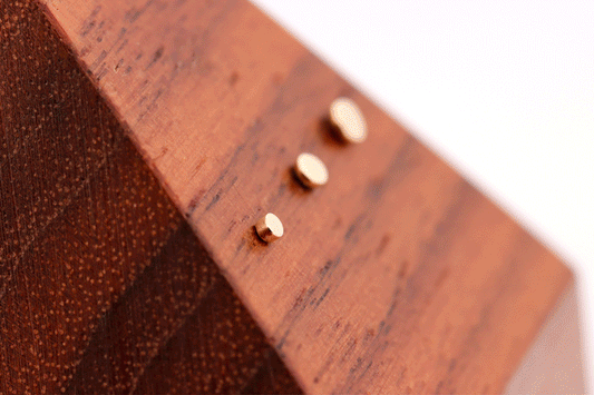 Gold Disc Threadless End