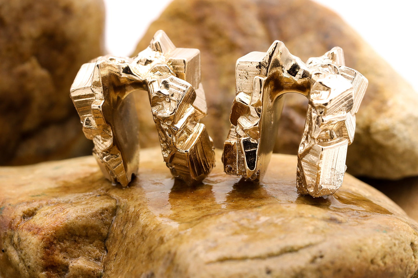 Pyrite' Ear Weights