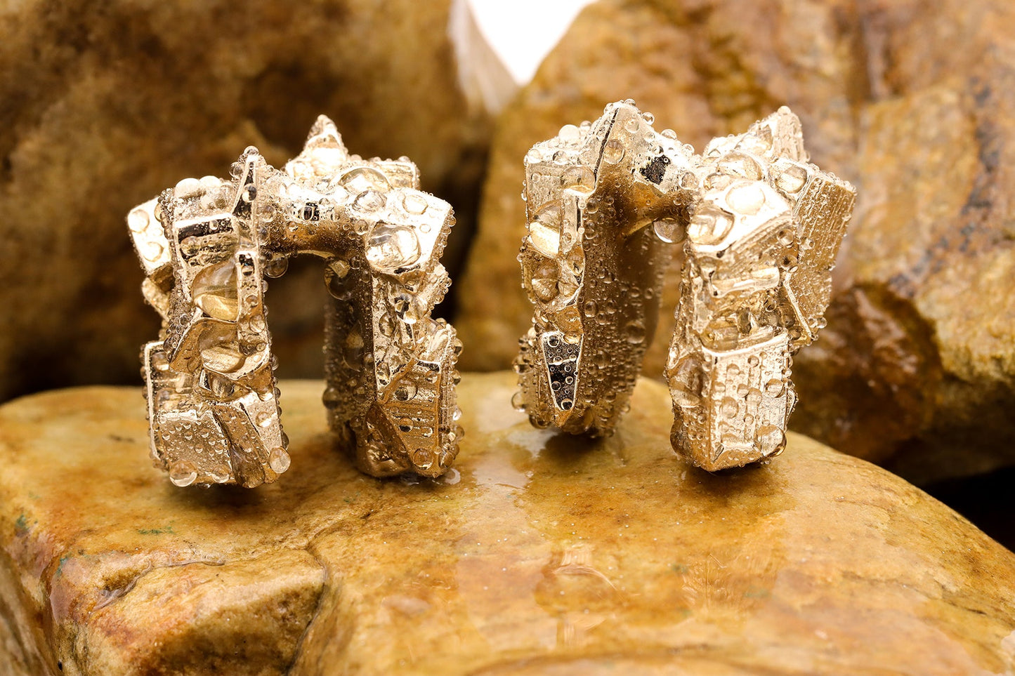 Pyrite' Ear Weights