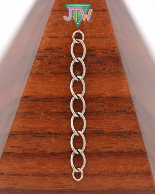 Titanium Fine Curb Chain - 3.5mm