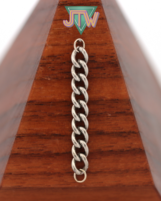 Titanium Medium Curb Chain - 4.4mm