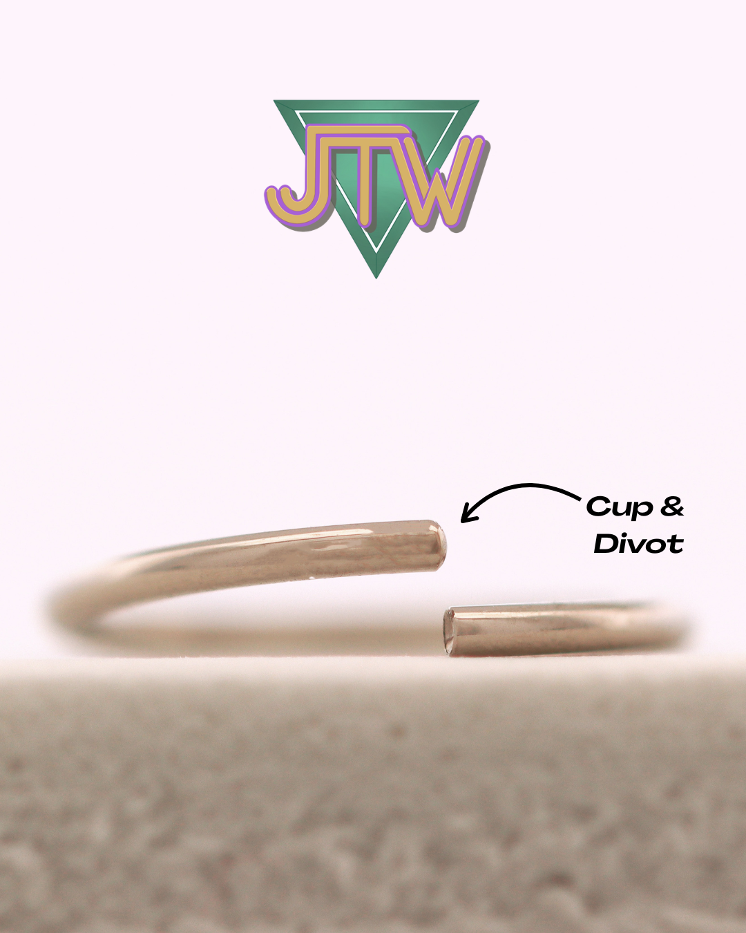 Gold Seam Rings - Cup and Divot