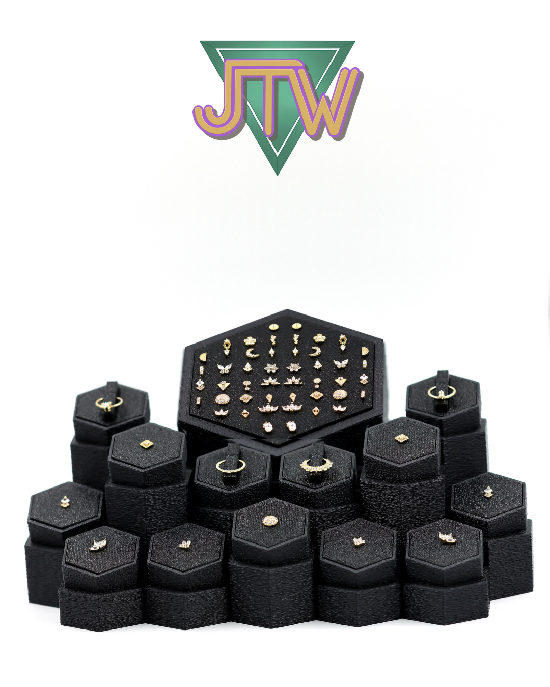 Mini Mixtape Hexagon Displays