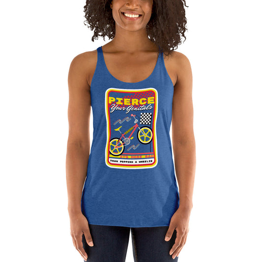Pierce Your Genitals - Women's Racerback Tank