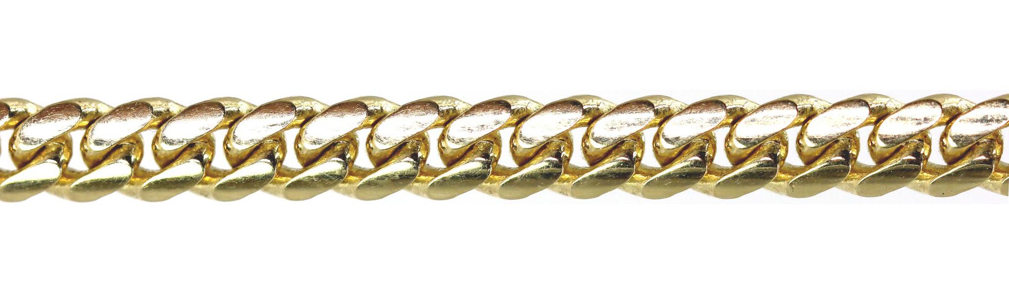 14K Gold 3.3mm Miami Cuban Chain