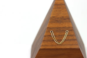 14K Yellow Gold 0.6mm Box Chain