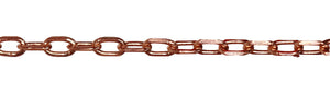 14K Rose Gold Diamond Cut Cable Chain